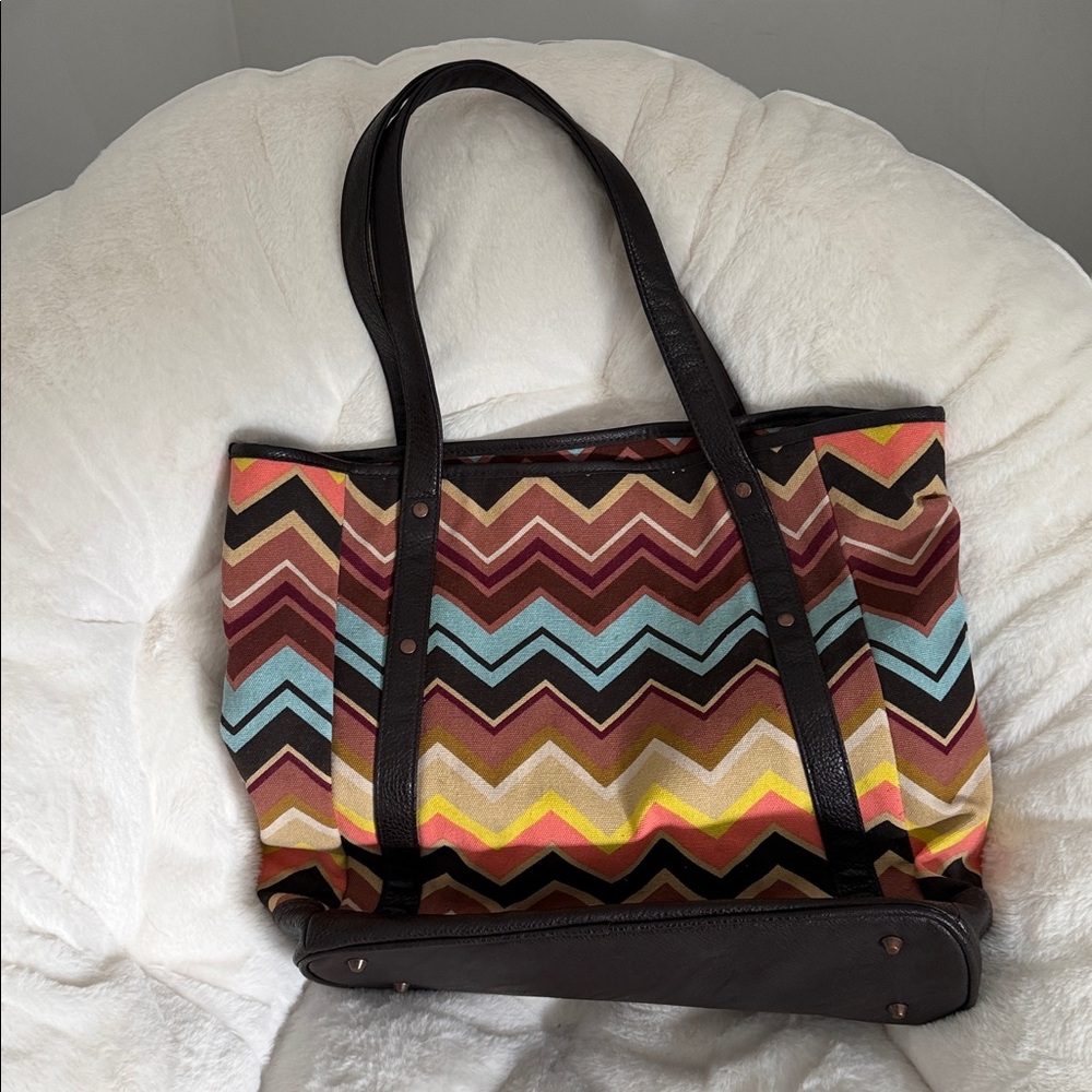 Missoni Brown Interior Tote - Picture 2 of 3